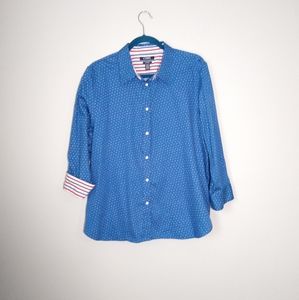 NWOT Chaps Women's Button Down Shirt No Iron XXL